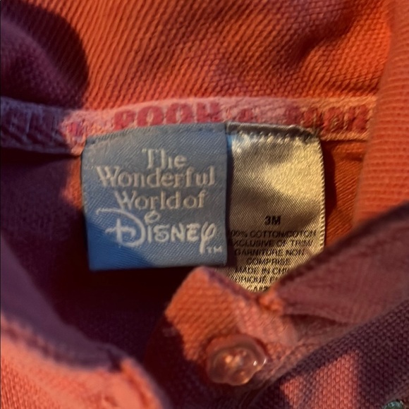 Disney Kids Pink Polo Shirt with Winnie the Pooh - Picture 4 of 5